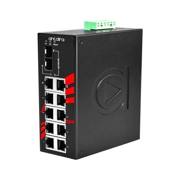 10-Port Industrial Gigabit Unmanaged Ethernet Switch